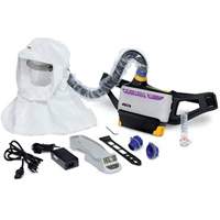 Versaflo™ Powered Air Purifying Respirator Easy Clean Kit, Loose Fitting Hood & Faceshield, Lithium-Ion Battery SGU317 | WestPier