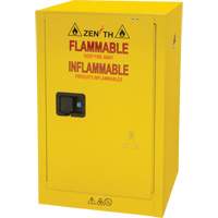 Flammable Storage Cabinet, 12 gal., 1 Door, 23" W x 35" H x 18" D WestPier