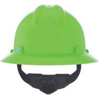 V-Gard&reg; Slotted Full-Brim Hardhat, Meets CSA Type 1, Ratchet Suspension, Non-Vented WestPier