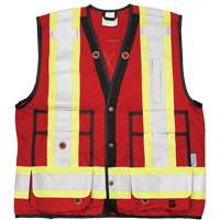 Open Road<sup>®</sup> Surveyor Vest, Red, Large, Polyester, CSA Z96-15 Class 1 - Level 2 SGV463 | WestPier