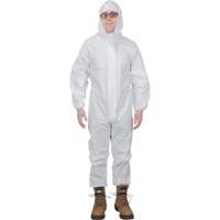 Premium Hooded Coveralls, Small, White, Microporous SGW457 | WestPier