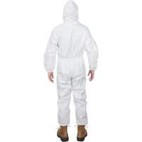 Premium Hooded Coveralls, Medium, White, Microporous SGW458 | WestPier
