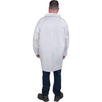 Protective Lab Coat, Microporous, White, Large SGW619 | WestPier