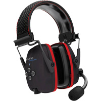 Wireless Hearing Protector Earmuffs with Bluetooth&reg; Audio, Headband Style, 25 dB WestPier