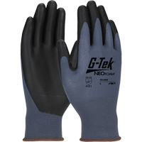G-Tek&reg; NeoFoam&reg; Seamless Knit Coated Gloves, X-Small, Polyurethane Coating, 15 Gauge, Nylon Shell WestPier
