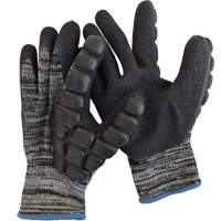 Anti-Impact Coated Hammer Gloves, 8/Medium, Synthetic Palm, Elastic Cuff WestPier