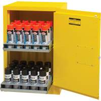 Flammable Aerosol Storage Cabinet, 12 gal., 1 Door, 23" W x 35" H x 18" D SGX675 | WestPier