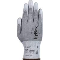 HyFlex&reg; 11-755 Cut Resistant Gloves, Size 6, 18 Gauge, Polyurethane Coated, Polyester/HPPE/Tungsten/Spandex Shell, ASTM ANSI Level A5/EN 388 Level E WestPier