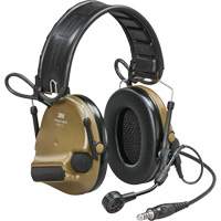 Casque VI NIB avec fils de sortie unique et rail arc Peltor ComTac, Style Bandeau, 23 dB WestPier