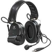 Casque VI NIB avec fils de sortie unique et rail arc Peltor ComTac, Style Bandeau, 23 dB WestPier