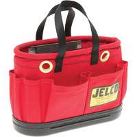 Aerial Tool Bucket with Magnet, 14" L x 7" W x 10" H, Canvas, Red SGY398 | WestPier