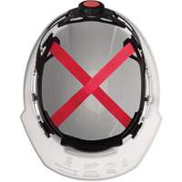 Casque de s&eacute;curit&eacute; &agrave; bordure avant, R&eacute;pond aux normes CSA type 1, Suspension Rochet, Non ventil&eacute; WestPier