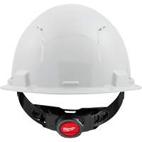 Casque de s&eacute;curit&eacute; &agrave; bordure avant, R&eacute;pond aux normes CSA type 1, Suspension Rochet, Ventil&eacute; WestPier