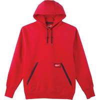 Heavy-Duty Pullover Hoodie, Men's, Small, Red WestPier