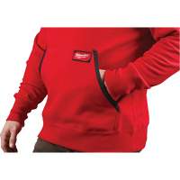 Heavy-Duty Pullover Hoodie, Men's, Small, Red WestPier