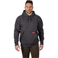 Heavy-Duty Pullover Hoodie, Men's, Small, Grey WestPier