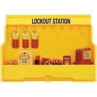 Premier Electrical Lockout Station, None Padlocks, 16 Padlock Capacity, Padlocks Not Included SGZ645 | WestPier
