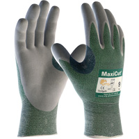 ATG MaxiCut&reg; Engineered Yarn Cut Resistant Gloves, Size Large, 15 Gauge, Nitrile Coated, Engineered Yarn Shell, ASTM ANSI Level A2/EN 388 Level 3/EN 388 Level B WestPier