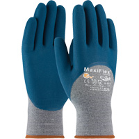 ATG MaxiFlex&reg; Comfort Seamless Knit Gloves, Large, Nitrile Coating, 15 Gauge, Nylon Shell WestPier