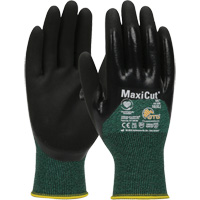 ATG MaxiCut&reg; Oil Cut-Resistant Gloves, Size Large, 15 Gauge, Nitrile Coated, Engineered Yarn Shell, ASTM ANSI Level A2/EN 388 Level 3/EN 388 Level B WestPier