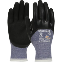 ATG MaxiCut&reg; Oil Cut-Resistant Gloves, Size Large, 15 Gauge, Nitrile Coated, Engineered Yarn Shell, ASTM ANSI Level A3/EN 388 Level 4/EN 388 Level C WestPier