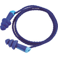 Alphas™ Metal Detectable Reusable Earplugs, Corded, One-Size, Bulk - Polybag, 27 NRR dB SGZ850 | WestPier