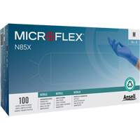 Microflex&reg; N85 Gloves, X-Small, Nitrile, 3.5-mil, Powder-Free, Blue, Class 2 WestPier