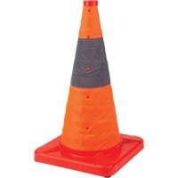 Collapsible Traffic Cone, 18" H, Orange SHA659 | WestPier