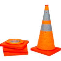 Collapsible Traffic Cone, 28" H, Orange SHA820 | WestPier