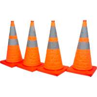 Collapsible Traffic Cone, 28" H, Orange SHA820 | WestPier