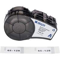 Harsh Environment Multi-Purpose Labels with Ribbon, Black WestPier