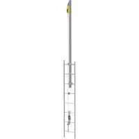 Latchways<sup>®</sup> Vertical Ladder Lifeline with SRL Ladder Extension Post Kit, Stainless Steel SHC056 | WestPier