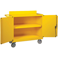 Spill Control Center Cart, 18" L x 38.375" W x 36" H WestPier
