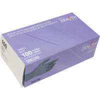 Gants jetables de calibre m&eacute;dical, Petit, Nitrile, 6 mils, Sans poudre, Noir, Classe 2 WestPier