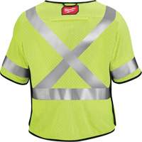 Breakaway Mesh Safety Vest, Black/High Visibility Lime-Yellow, Medium/Small, CSA Z96 Class 2 - Level FR SHC505 | WestPier