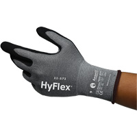 HyFlex&reg; 11-571 Cut-Resistant Gloves, Size 5, 15 Gauge, Nitrile Coated, Nylon/HPPE/Spandex Shell, ASTM ANSI Level A4/EN 388 Level D WestPier