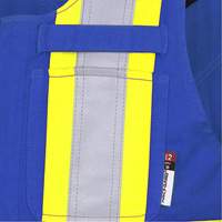 7714 FR-Tech&reg; Flame-Resistant Overalls, Small, Royal Blue WestPier