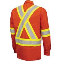 7743 Chemise de s&eacute;curit&eacute; ignifug&eacute;e FR-Tech, Petit, Orange haute visibilit&eacute; WestPier