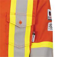 7743 Chemise de s&eacute;curit&eacute; ignifug&eacute;e FR-Tech, Petit, Orange haute visibilit&eacute; WestPier