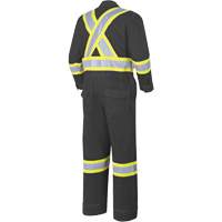 7702BKT FR-Tech&reg; Arc-Rated Coverall, Size 40 (Tall), Black, 10 cal/cm² WestPier