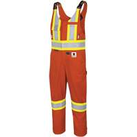 7712 FR-Tech&reg; Flame-Resistant Overalls, Small, High Visibility Orange WestPier