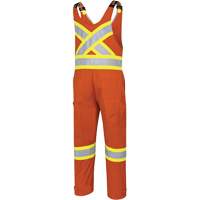 7712 FR-Tech&reg; Flame-Resistant Overalls, Small, High Visibility Orange WestPier