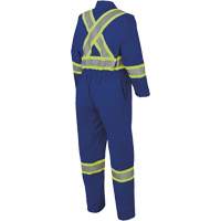 7706 FR-Tech&reg; Flame-Resistant Coverall with Leg Zippers, Size 36, Royal Blue, 9.7 cal/cm² WestPier