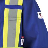 7706T FR-Tech&reg; Flame-Resistant Coverall with Leg Zippers, Size 40 (Tall), Royal Blue, 9.7 cal/cm² WestPier