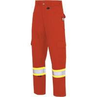 7765 FR-Tech&reg; 88/12 Arc Rated High-Visibility Safety Cargo Pants, 30, x 32, High Visibility Orange, 10 cal/cm² WestPier
