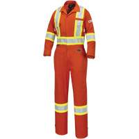 7702W FR-Tech&reg; Women's FR/Arc-Rated Coveralls, Size X-Small, High Visibility Orange, 10 cal/cm² WestPier