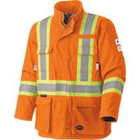 5533 Manteau de s&eacute;curit&eacute; ignifuge, Petit, Orange haute visibilit&eacute;, 58 cal/cm² WestPier