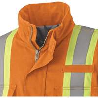 5533 Manteau de s&eacute;curit&eacute; ignifuge, Petit, Orange haute visibilit&eacute;, 58 cal/cm² WestPier