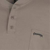 331 Chandail Henley en tricot interlock ignifuge, Petit, Beige WestPier