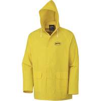 Rain Jacket, Polyester/PVC, Small, Yellow SHE390 | WestPier